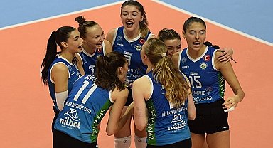 Nilüfer'in sultanları CEV Challenge Cup'ta çeyrek finale yükseldi