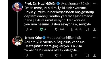Prof. Görür'den Başkan Erhan Kılıç'a yanıt: “Bana şevk ve umut verdiniz