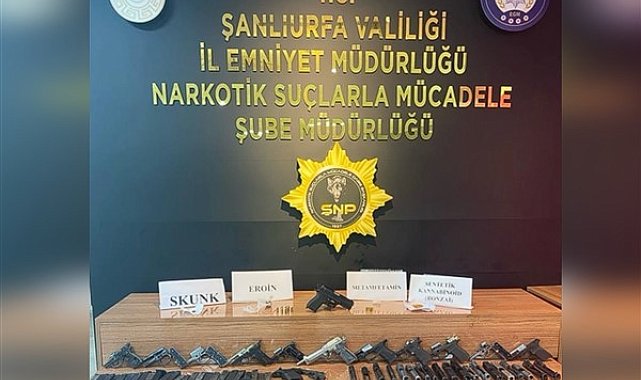 Şanlıurfa'da eş zamanlı düzenlenen operasyonda 5 şüpheli yakalandı