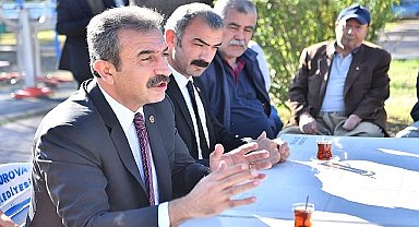 Soner Çetin Yüzüncüyıl'da vatandaşlarla buluştu