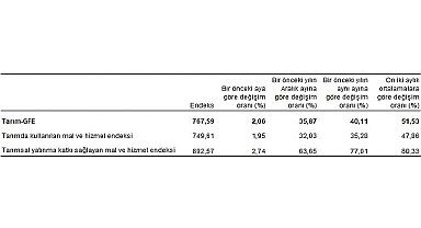 Tarımsal girdi fiyat endeksi (Tarım-GFE) yıllık yüzde 40,11, aylık yüzde 2,06 arttı