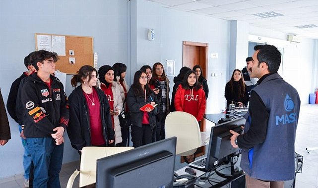 Tecde Anadolu Lisesi öğrencilerinden MASKİ'ye ziyaret