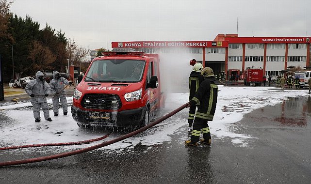 "Uluslararası İtfaiye Eğitim Programı Tatbikatı" gerçekleştirildi