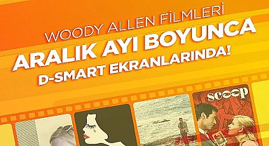 Woody Allen filmleri Aralık ayı boyunca D-Smart ekranlarında!