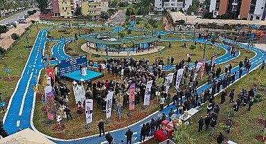 Yenişehir Belediyesi 5 bin metrekarelik bisiklet eğitim parkı açtı