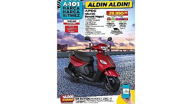 11 Ocak Günü A101'de Benzinli Moped Satışa Sunuluyor
