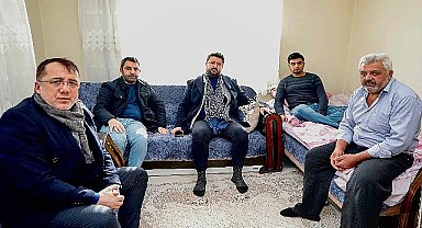 AK Parti milletvekili Çalışkan ve belediye başkanı Savran'dan Gazi Ali Aydoğdu'ya ziyeret 