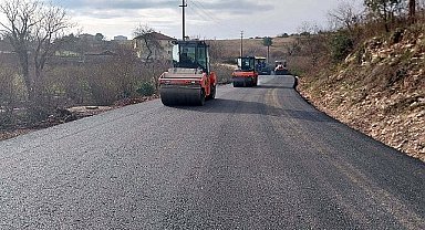 Akçaova Kubuzcu-Ağacıl arasına asfalt