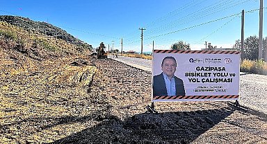 Alanya- Gazipaşa arasına 13 km'lik yeni bisiklet yolu yapılıyor 
