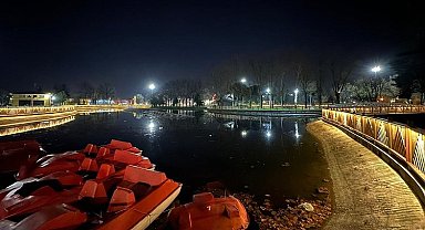 Aziz Duran Parkı'nın gece görüntüsü değişti