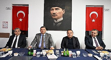 Başkan Böcek yeni yıla itfaiye ekipleri ile birlikte girdi