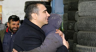 Başkan Kalaycı Küçük Sanayi Sitesi'ni ziyaret etti