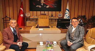 Başkan Savran'dan sgk il müdürü Baltacı'ya ziyaret 