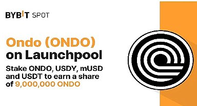 Bybit Launchpool Staking Etkinliğini Tanıttı: 9.000.000 ONDO'dan Pay Kazanmak için Stake Edin