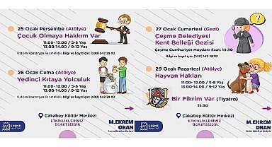 Çeşme Belediyesi'nden çocuklara Somestr hediyesi