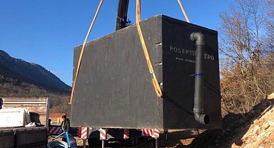 Çevre dostu ilk modüler depolar Bozuyük kırsalında