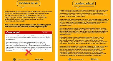 CİMER'e yapılan bir başvurunun basına sızdırıldığı iddiası hakkında açıklama