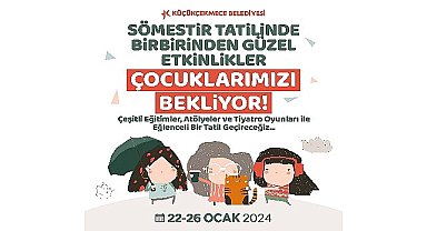 Çocuklar yarıyıl tatilini dolu dolu geçirecek 