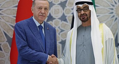 Cumhurbaşkanı Erdoğan BAE Başkanı ile görüştü