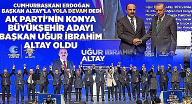 Cumhurbaşkanı Erdoğan Başkan Altay'la “Yola Devam