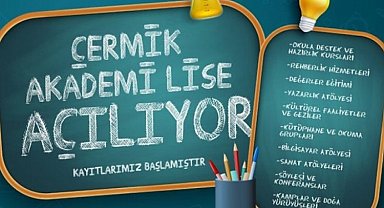Diyarbakır'da Çermik Akademi Lisesi'nde kayıtlar başladı