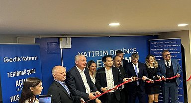 Gedik Yatırım, Tekirdağ'da yatırımcılarına hizmet vermeye başladı