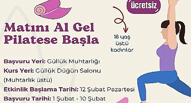 Güllük'te ücretsiz pilates kursu başlıyor