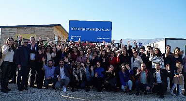 Hatay'da 'Öğretmen Dayanışma Alanı' açıldı
