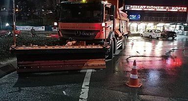 İBB Ekiplere kar nöbetinde 