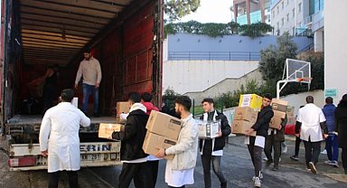 İzmir İl Milli Eğitim Müdürlüğünden Gazze'ye yardım tırı