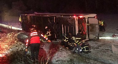 Kastamonu'da otobüs kazası: 6 ölü, 33 yaralı!