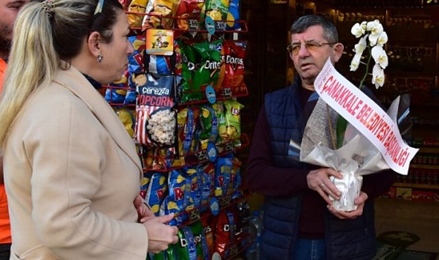 Kent temizliğine katkı sunan esnafa teşekkür