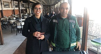 Konak belediyesi çalışanından örnek davranış 