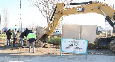 Manisa Turgutlu'da İstasyonaltı'na altyapı çalışması