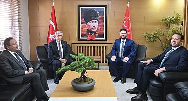 Mansur Yavaş'tan Hüseyin Baş'a ziyaret