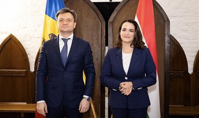 Moldova Başbakanı Recean, Macaristan Cumhurbaşkanı Novak ile görüştü