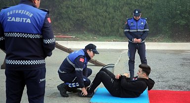 Muğla'da zabıta sınavlarına devam