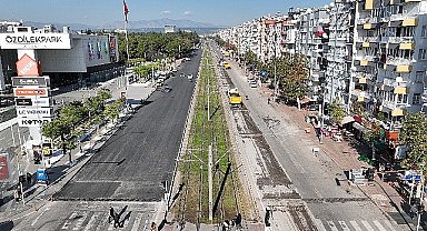 Namık Kemal Bulvarı'nda sıcak asfalt çalışmaları sürüyor