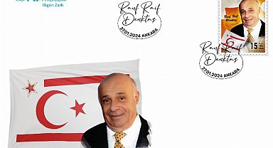 PTT'DEN "Rauf Raif Denktaş" konulu  anma pulu