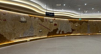 Sanat ve kültür dolu metro yolculuğu