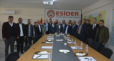 Sivas Valisi Şimşek'ten ESİDER'e ziyaret