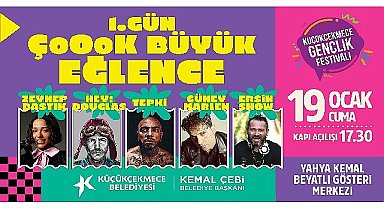 Sömestirde eğlencenin rotası değişmiyor : Küçükçekmece belediyesi 3.gençlik festivali başlıyor 