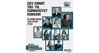 Türkiye'nin parlayan yıldızları ÇEV Sanat'ın “100. Yıl Cumhuriyet Konseri