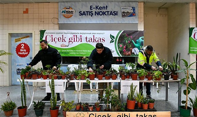 ABB, “Çiçeğim Takas” uygulamasına yeniden başladı