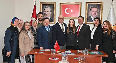 AK Parti Saruhanlı İlçe Başkanlığı Başkan Ergün'ü ağırladı