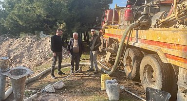 Akhisar Çanakçı Mahallesinde sondaj çalışmaları başladı