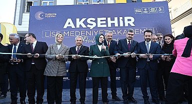 Akşehir Lise Medeniyet Akademisi Bakan Göktaş'ın Katılımıyla Açıldı