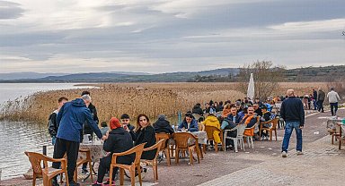 Avrupa Leylek Köyü Eskikaraağaç'a ziyaretçi akını