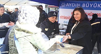 Aydın Büyükşehir Belediyesi'nden Miraç Kandili ve 6 Şubat depreminde hayatını kaybeden vatandaşlar için hayır