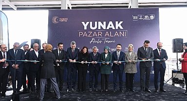 Bakan Göktaş Yunak'ta  kapalı pazar yeri açılışını gerçekleştirdi